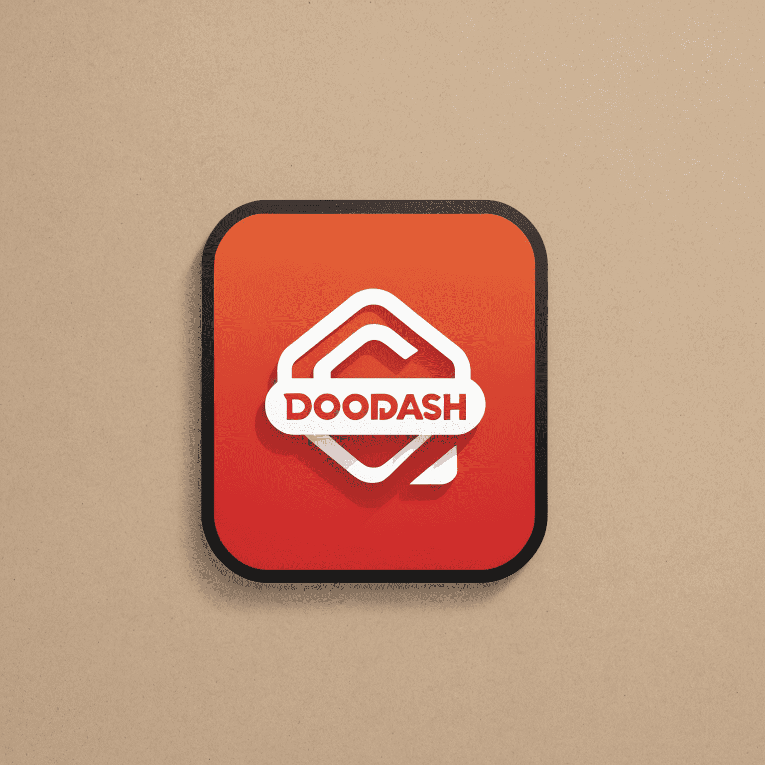 DoorDash Jobs logo featuring a stylized door and dash symbol with vibrant colors